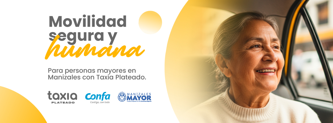 Taxia Plateado: movilidad segura y humana para personas mayores en Manizales